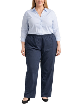 Cherokee grey elastic waist work pants